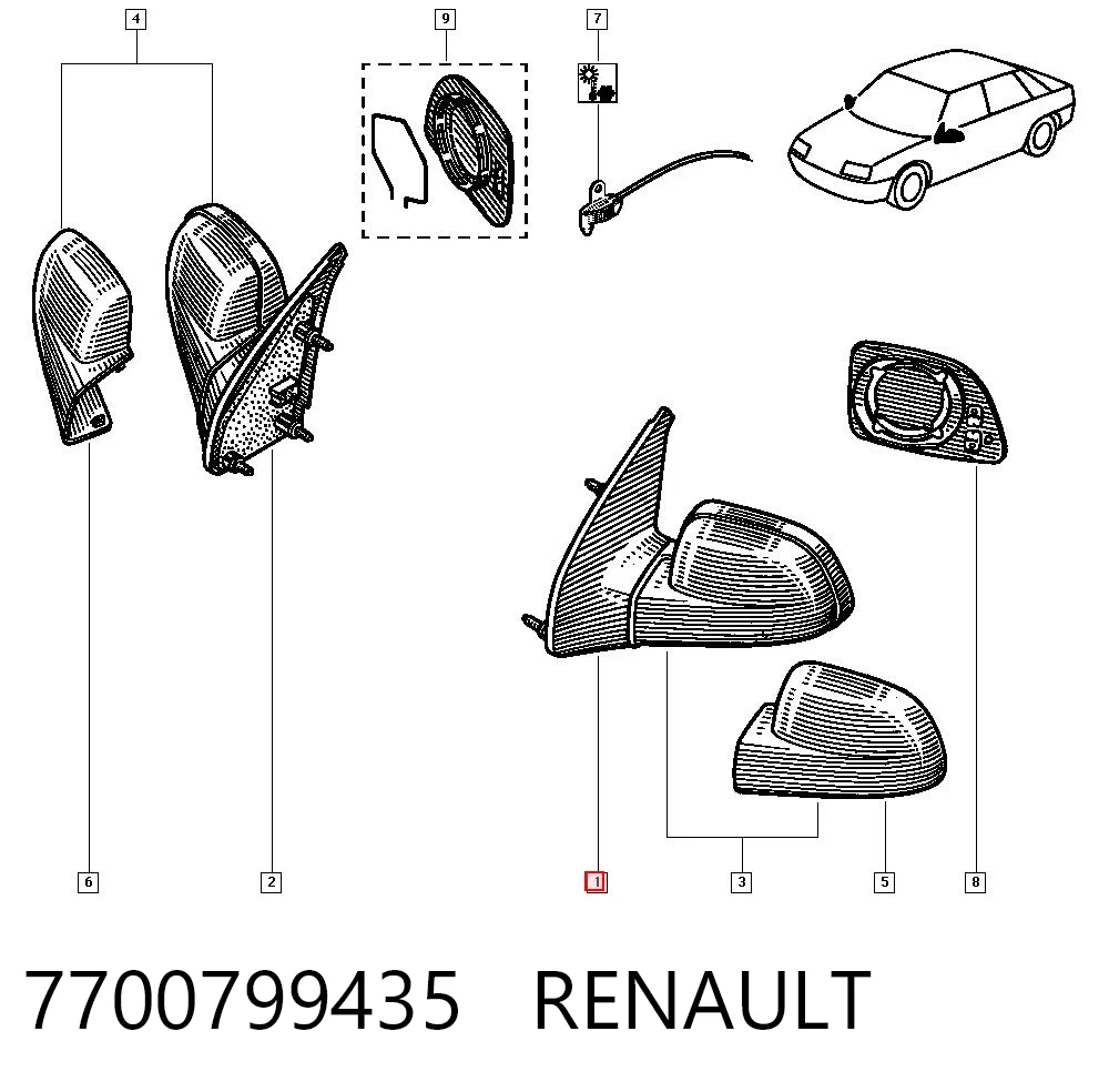 7700799435 Renault (RVI)