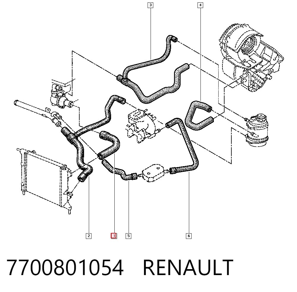 7700801054 Renault (RVI)