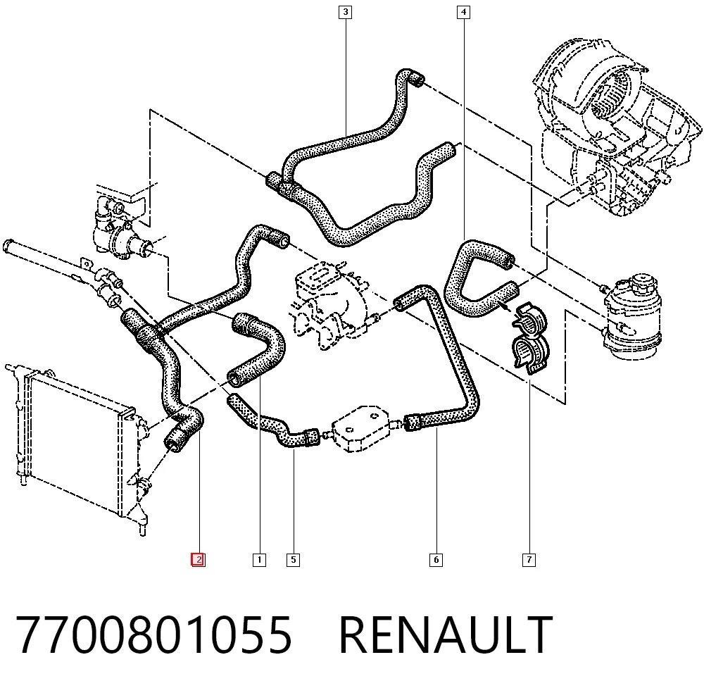 7700801055 Renault (RVI)