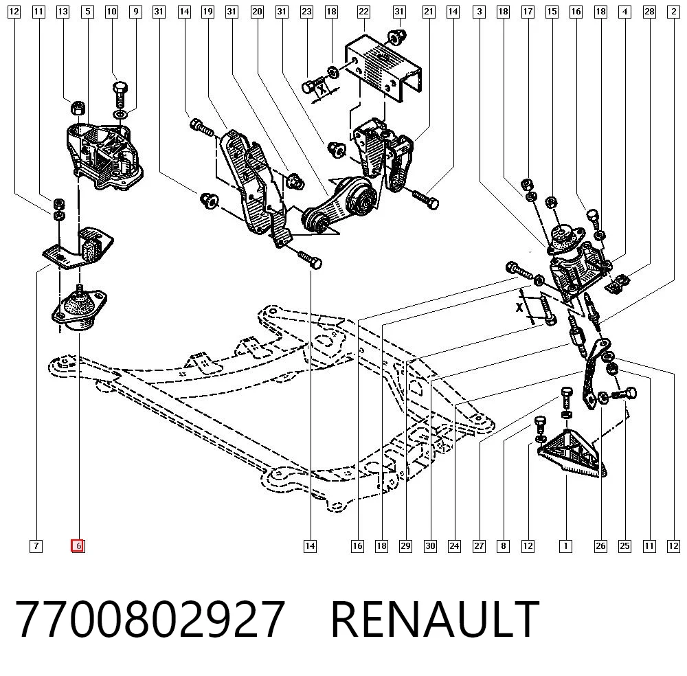 7700802927 Renault (RVI)