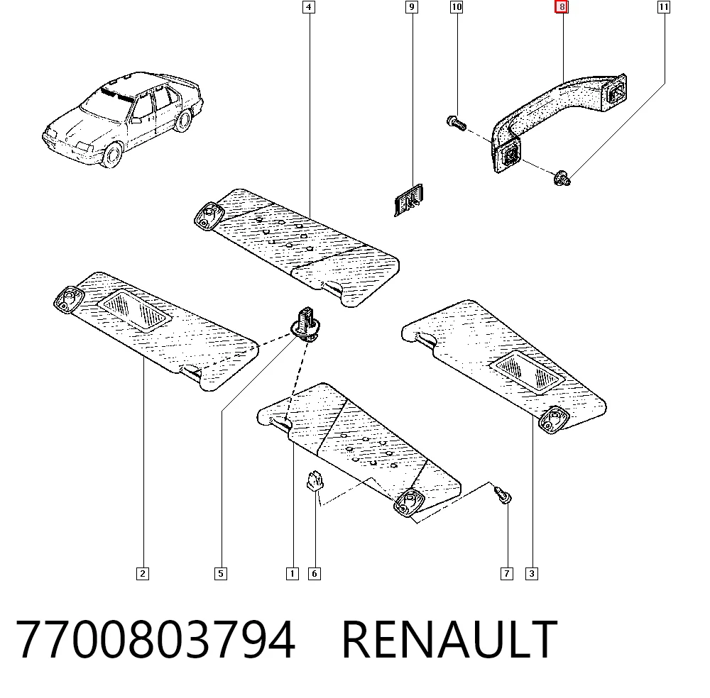 7700803794 Renault (RVI)