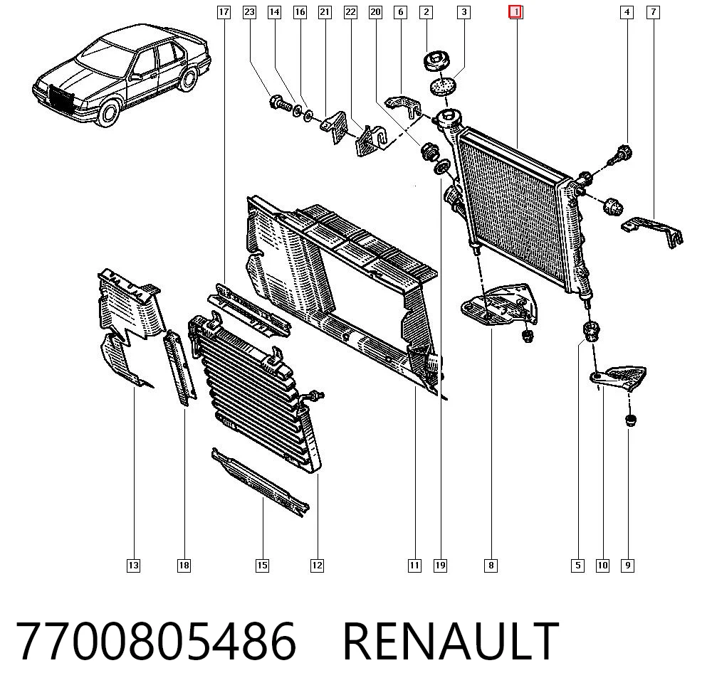 7700805486 Renault (RVI)