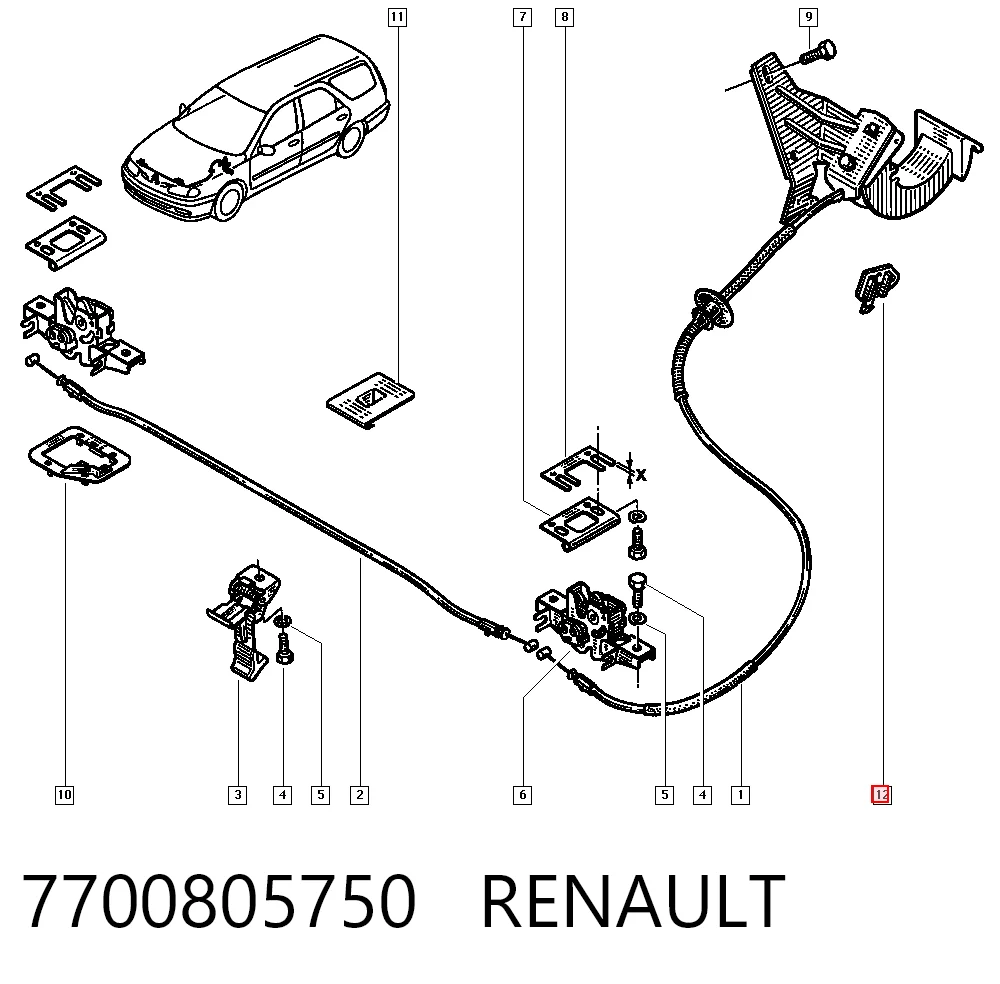 7700805750 Renault (RVI)
