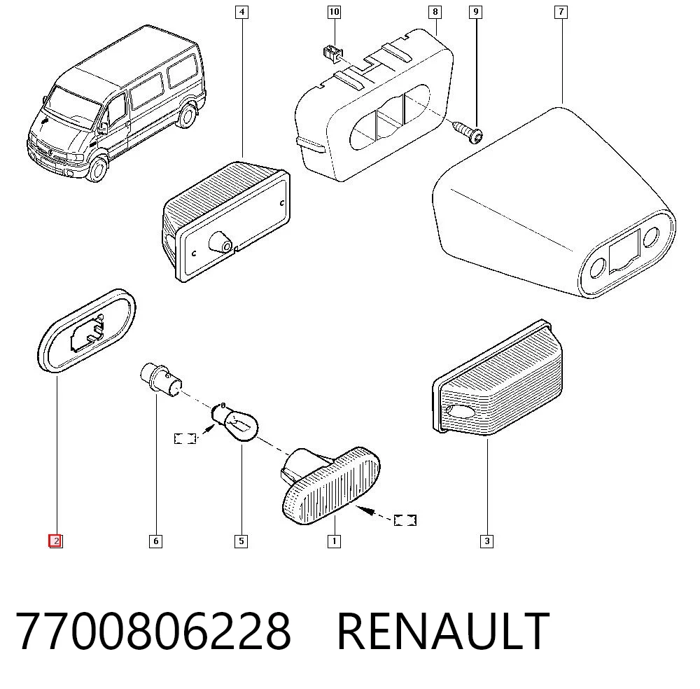 7700806228 Renault (RVI)