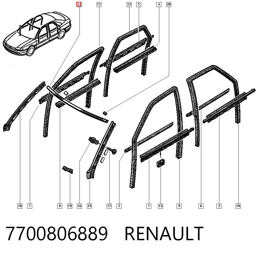 7700806889 Renault (RVI)