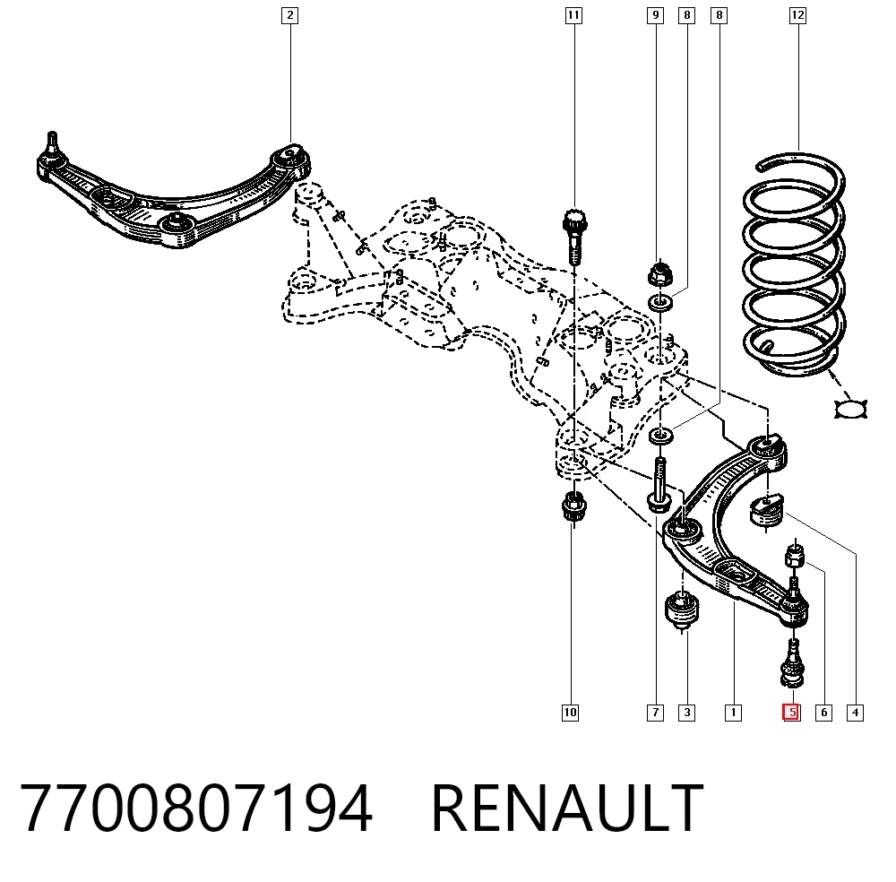 Comprar Rótula inferior de suspensión Renault Laguna I K56 a bajo precio