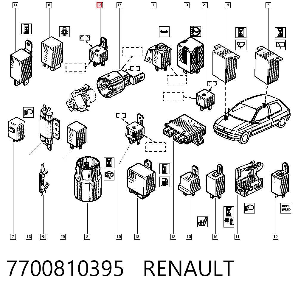 7700810395 Renault (RVI)