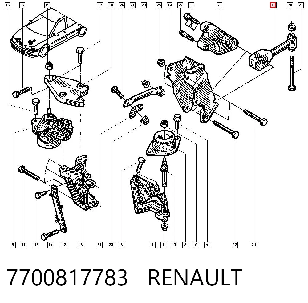7700817783 Renault (RVI)