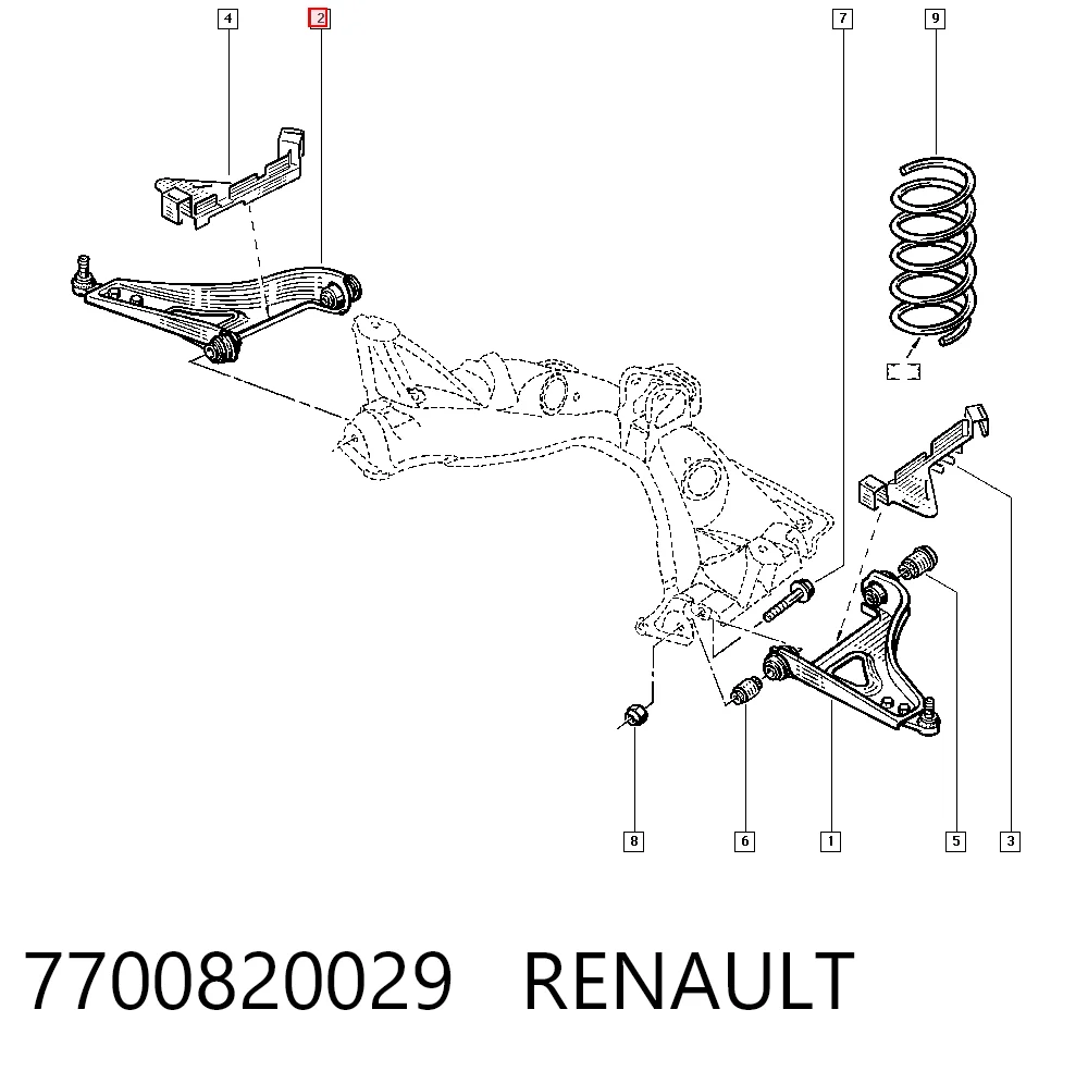 7700820029 Renault (RVI)