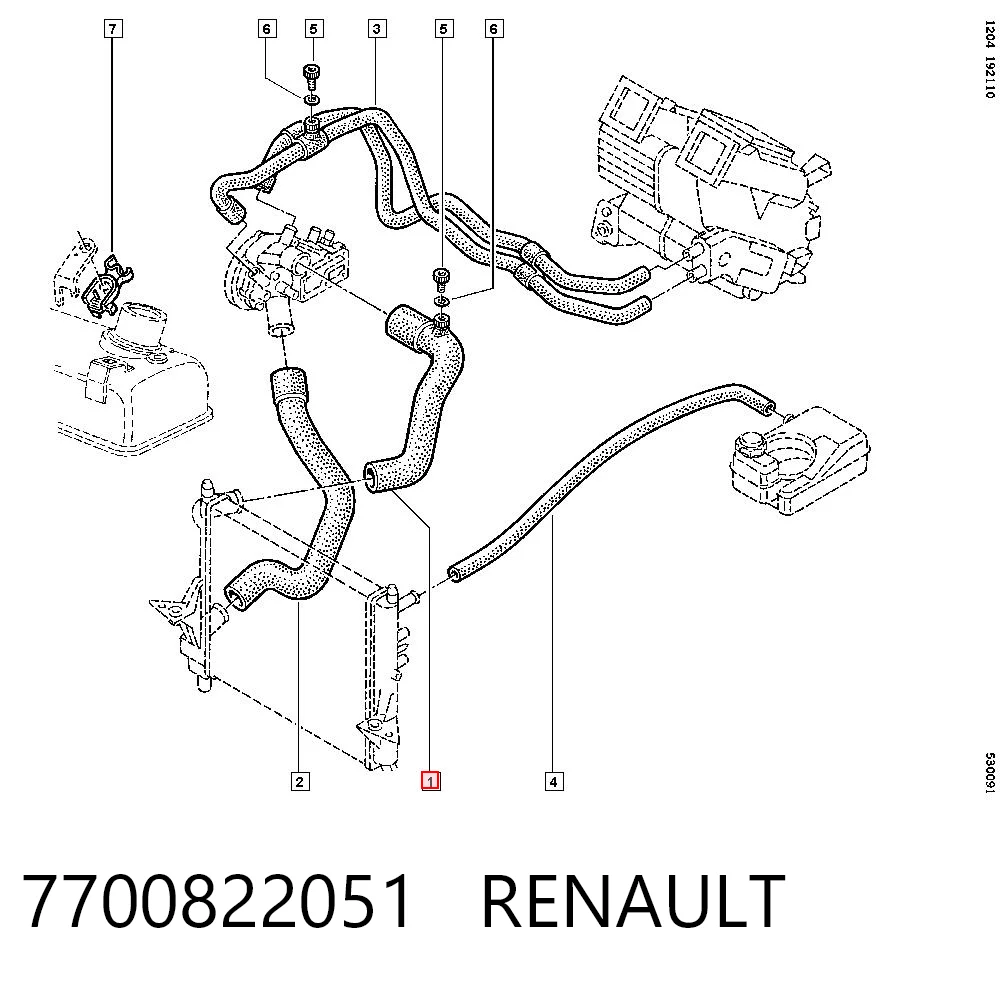 7700822051 Renault (RVI)