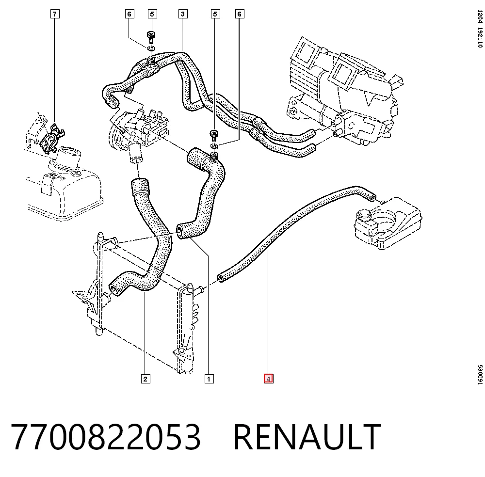 7700822053 Renault (RVI)