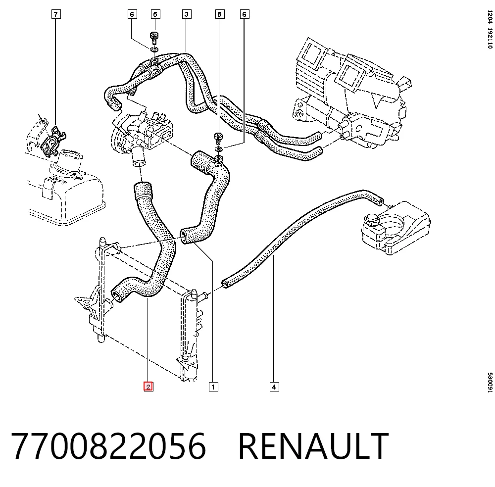 7700822056 Renault (RVI)