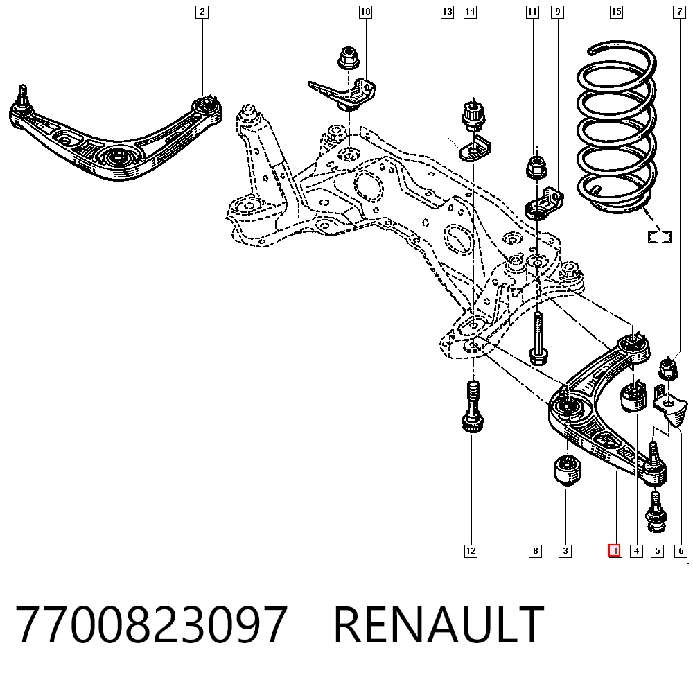7700823097 Renault (RVI)