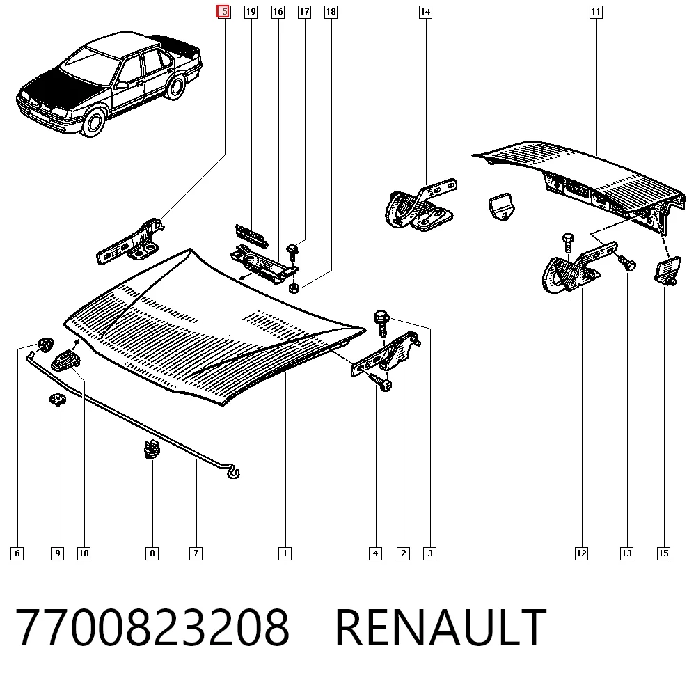 7700823208 Renault (RVI)