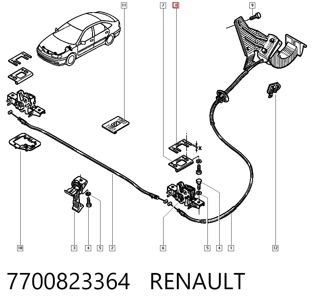 7700823364 Renault (RVI)