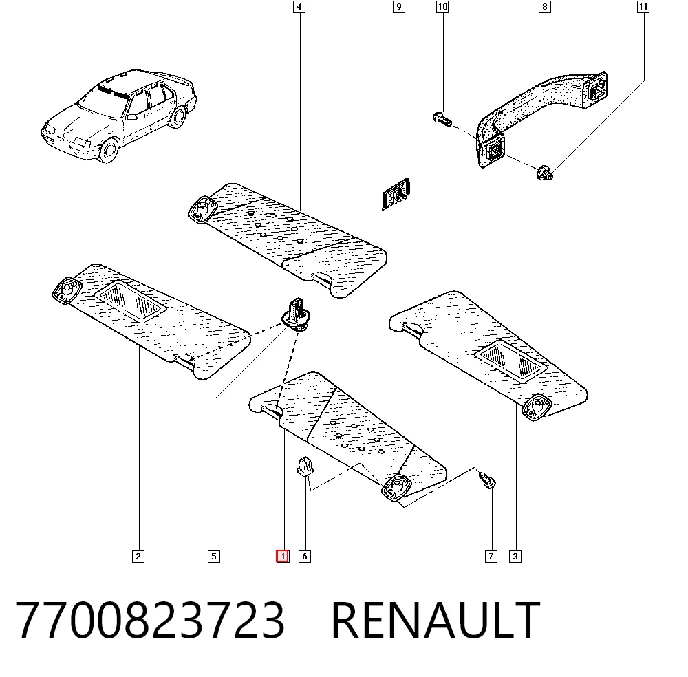 7700823723 Renault (RVI)