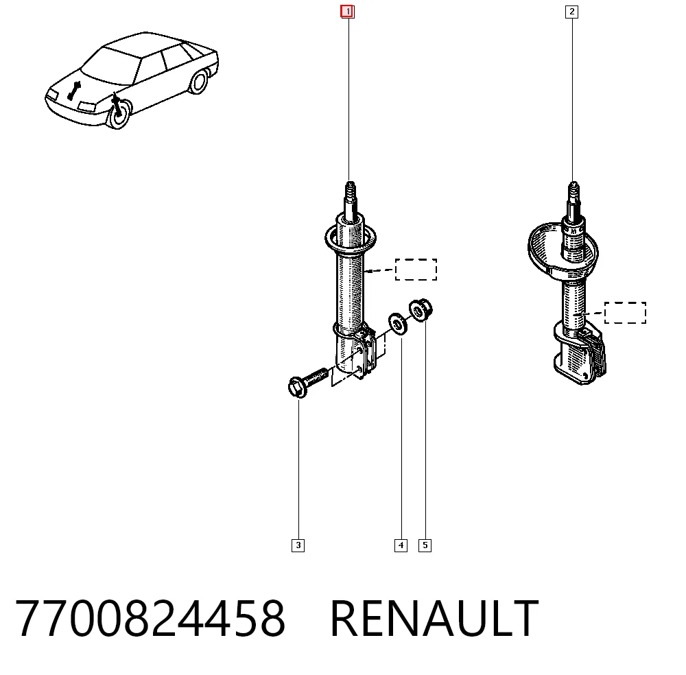 7700824458 Renault (RVI)