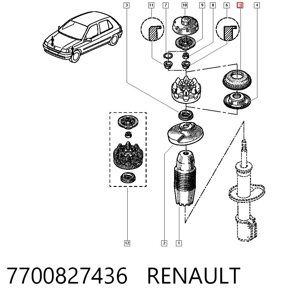 7700827436 Renault (RVI)