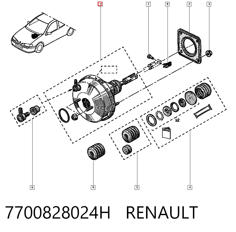 Comprar Servofreno Renault Megane SCENIC JA0, JA1