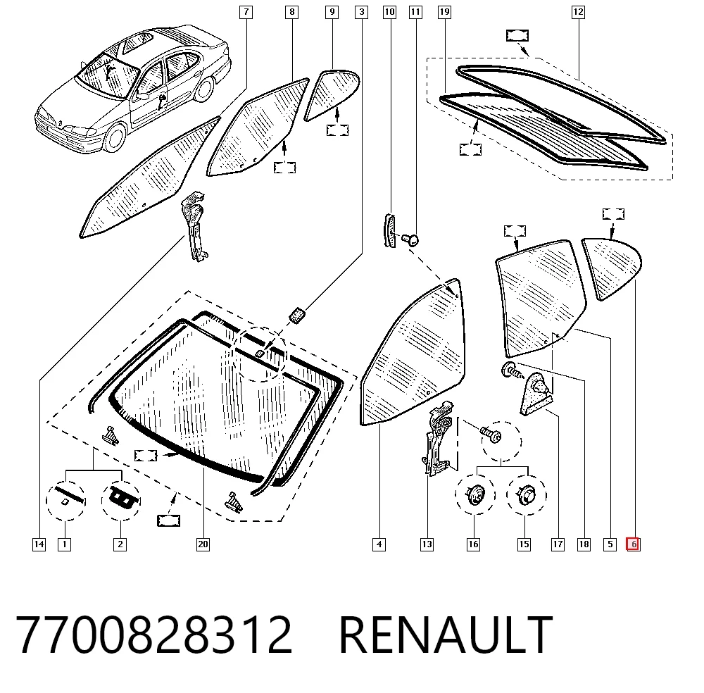 7700828312 Renault (RVI)