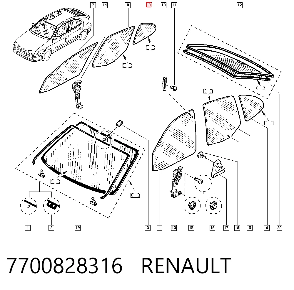 7700828316 Renault (RVI)