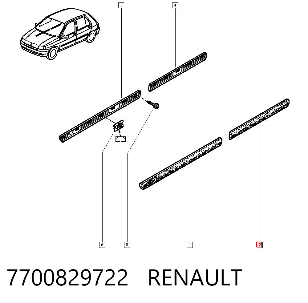 7700829722 Renault (RVI)