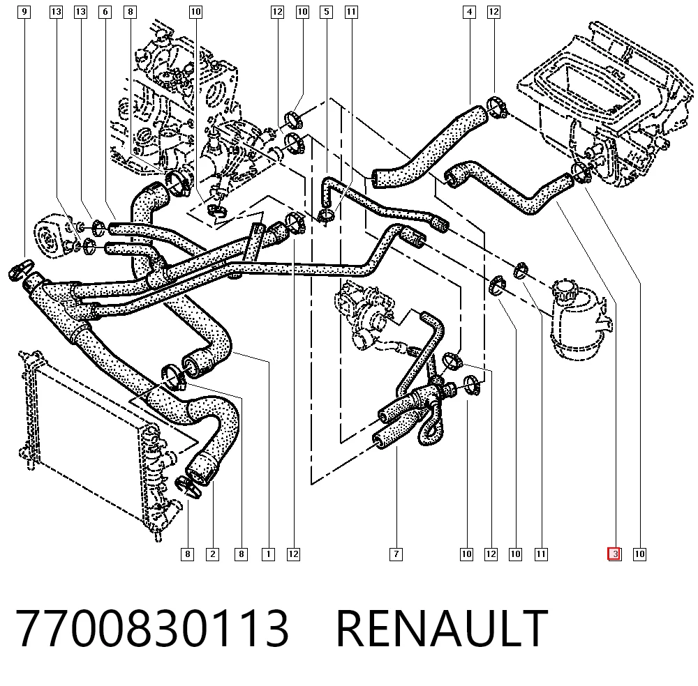 7700830113 Renault (RVI)