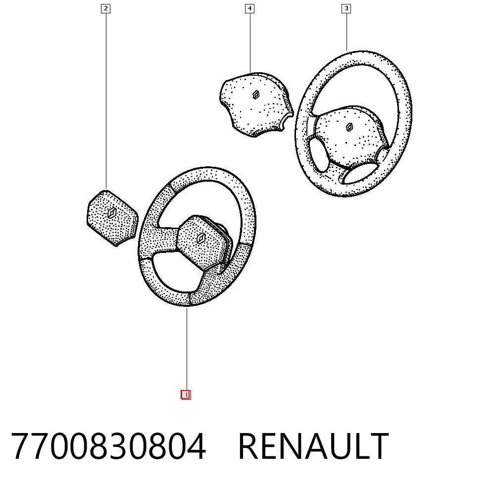 Comprar Volante Renault 19 II B53, C53 a bajo precio