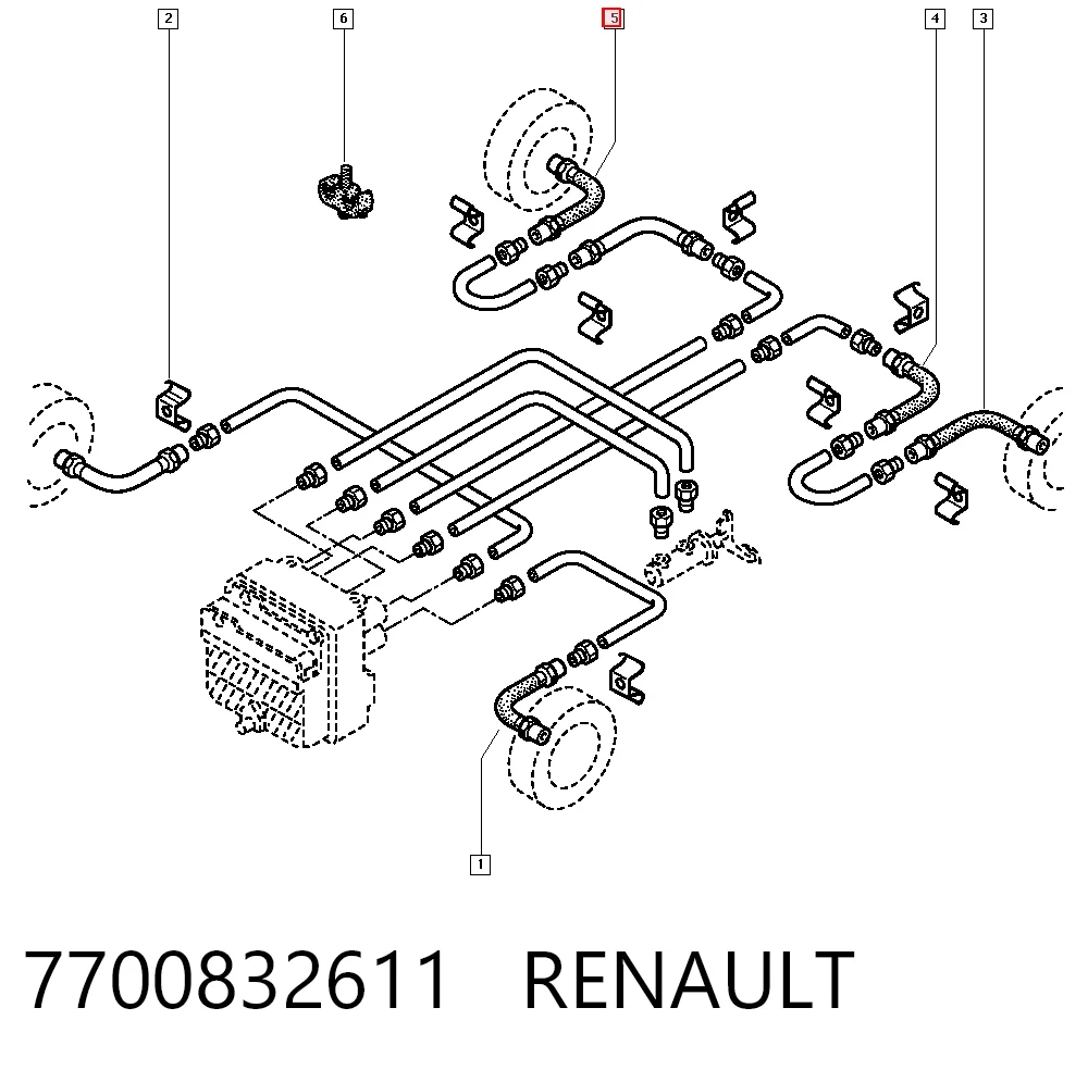 Tubo flexible de frenos delantero 19 I hatchback (1988-1992) original desde 9,04 €