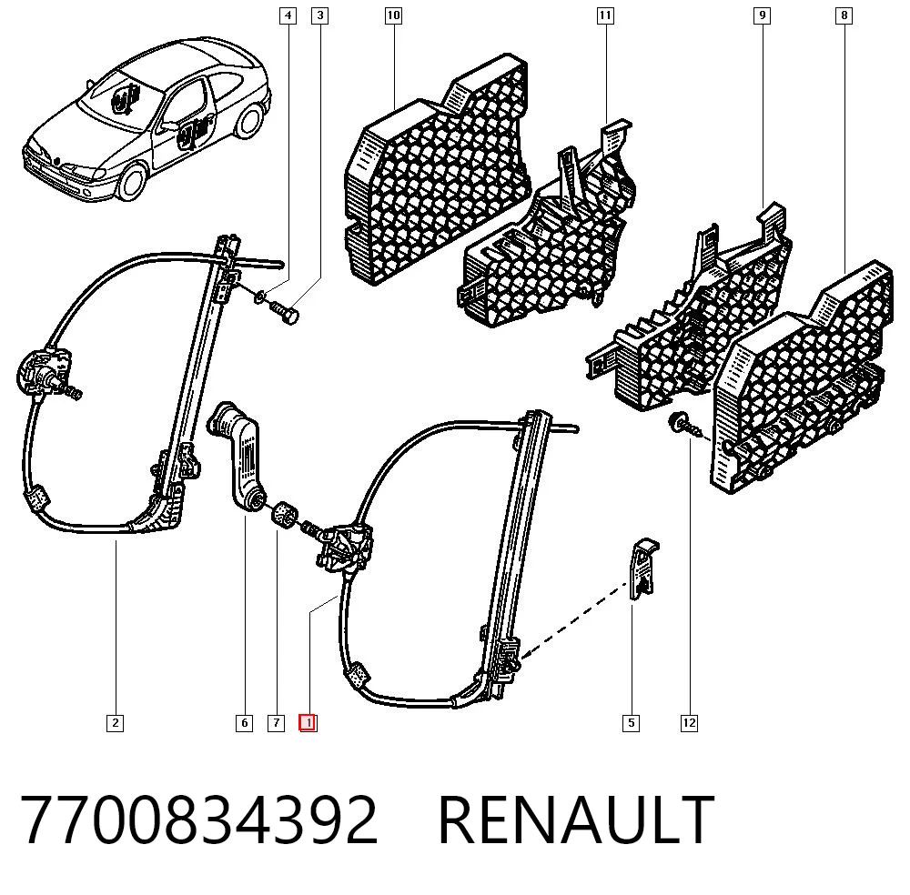 7700834392 Renault (RVI)