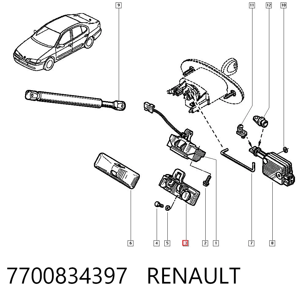 7700834397 Renault (RVI)