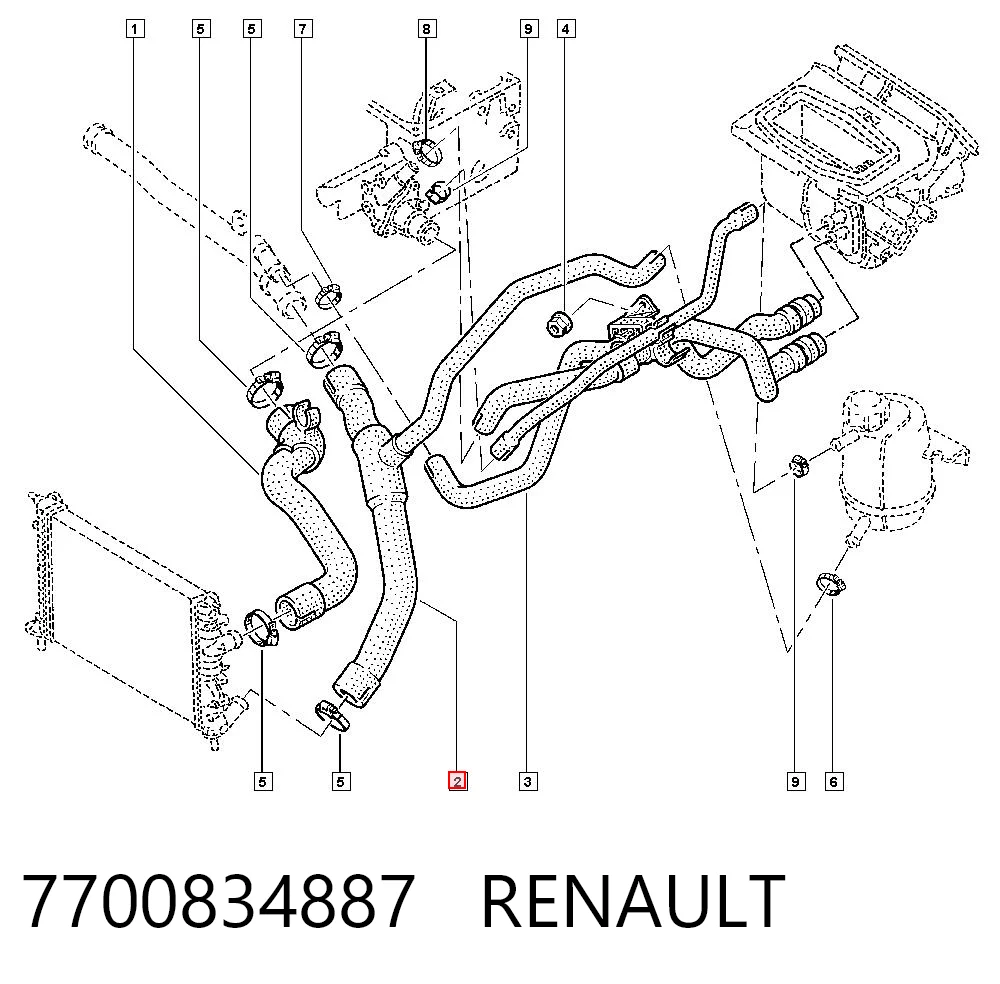 7700834887 Renault (RVI)