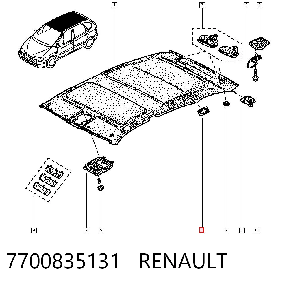7700835131 Renault (RVI)
