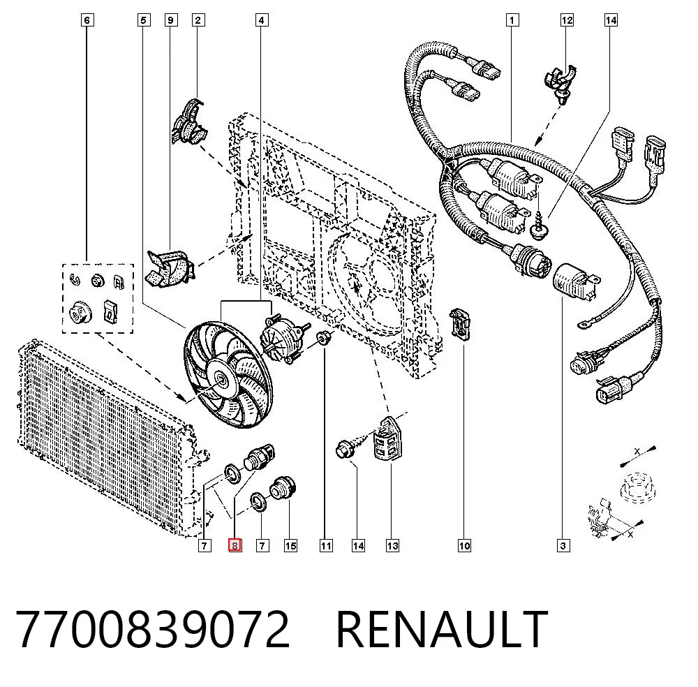 7700839072 Renault (RVI)