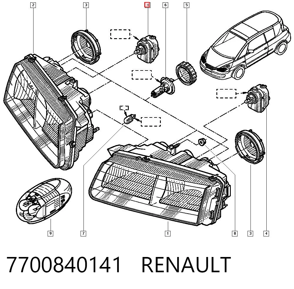 7700840141 Renault (RVI)