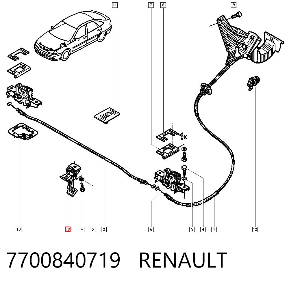 7700840719 Renault (RVI)