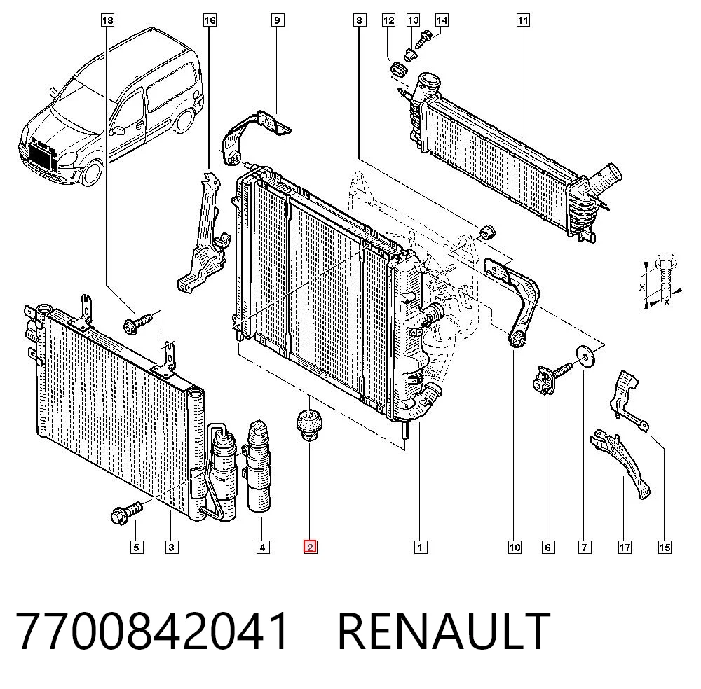 7700842041 Renault (RVI)
