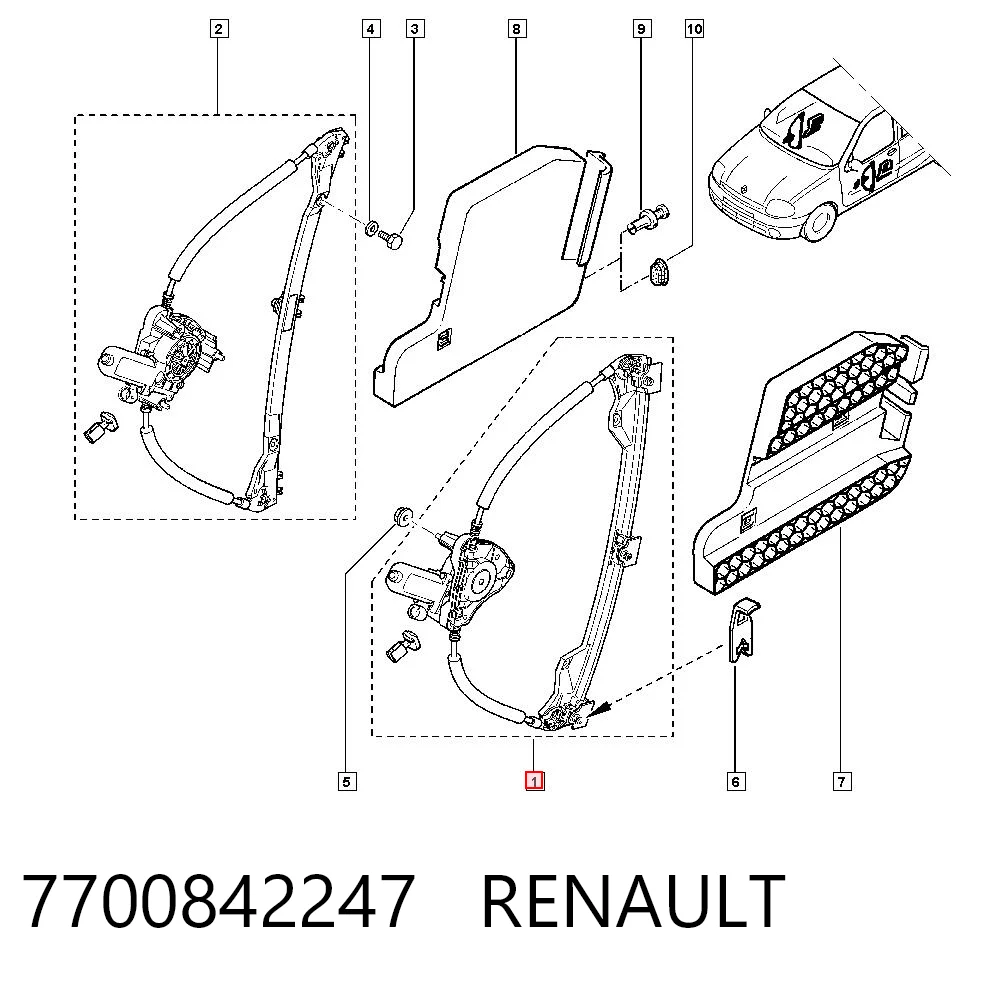 7700842247 Renault (RVI)
