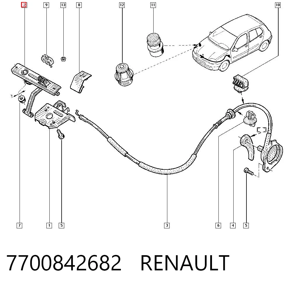 7700842682 Renault (RVI)