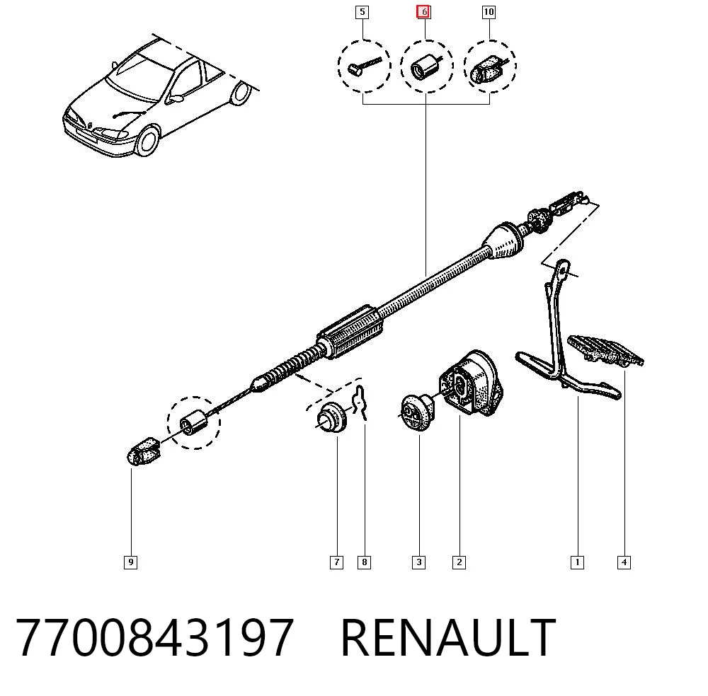 7700843197 Renault (RVI)
