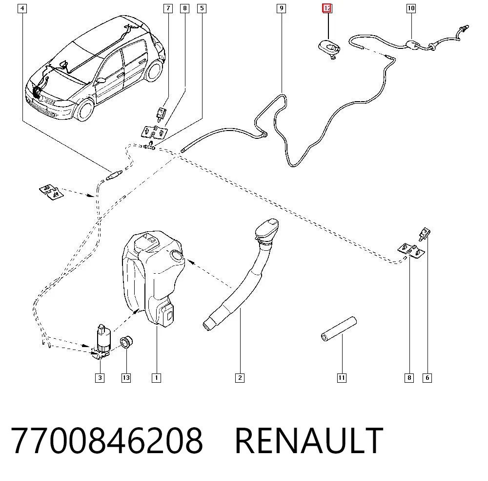 7700846208 RENAULT