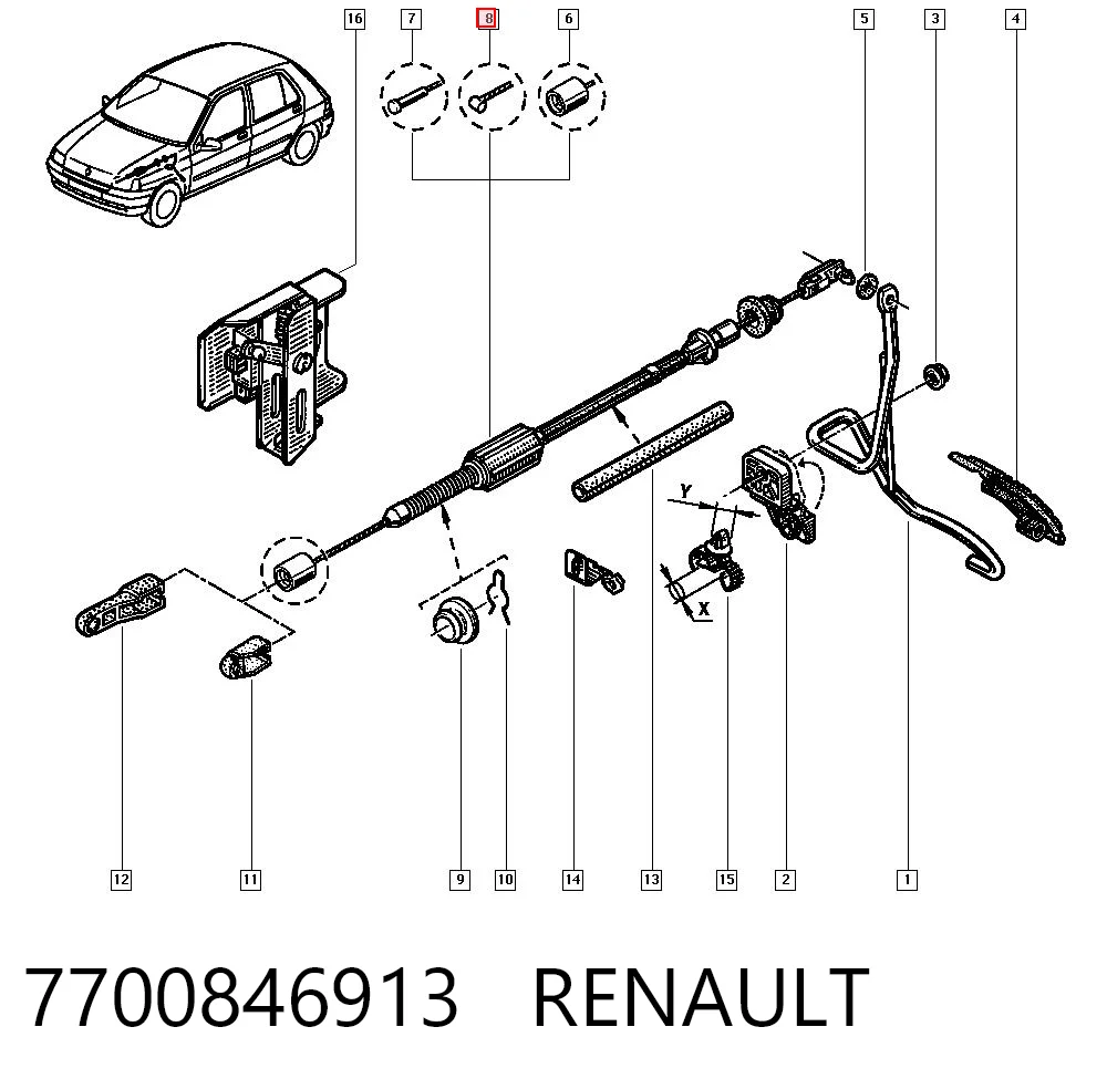 7700846913 Renault (RVI)