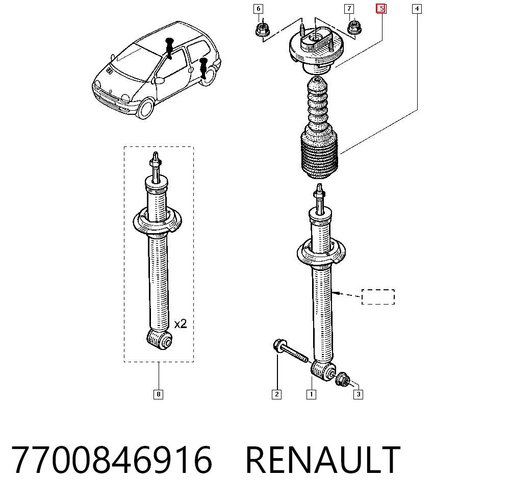 7700846916 Renault (RVI)