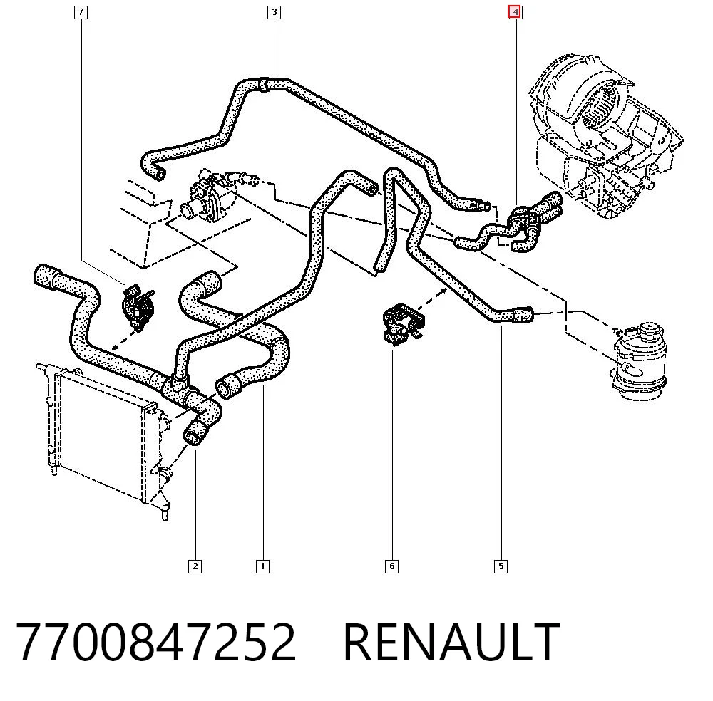 7700847252 Renault (RVI)