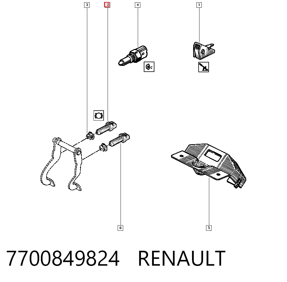 7700849824 Renault (RVI)