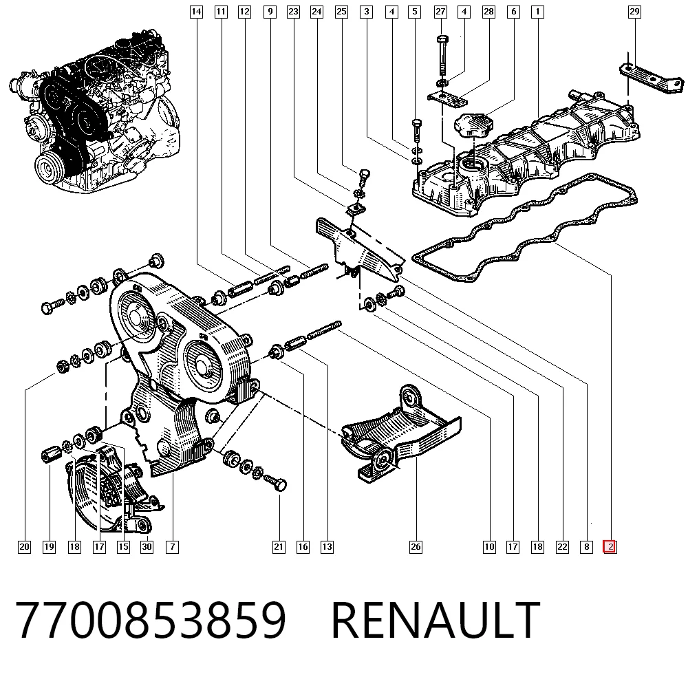 7700853859 Renault (RVI)
