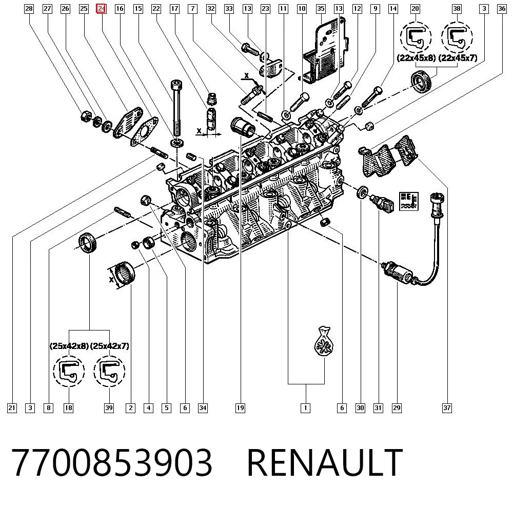 7700853903 Renault (RVI)