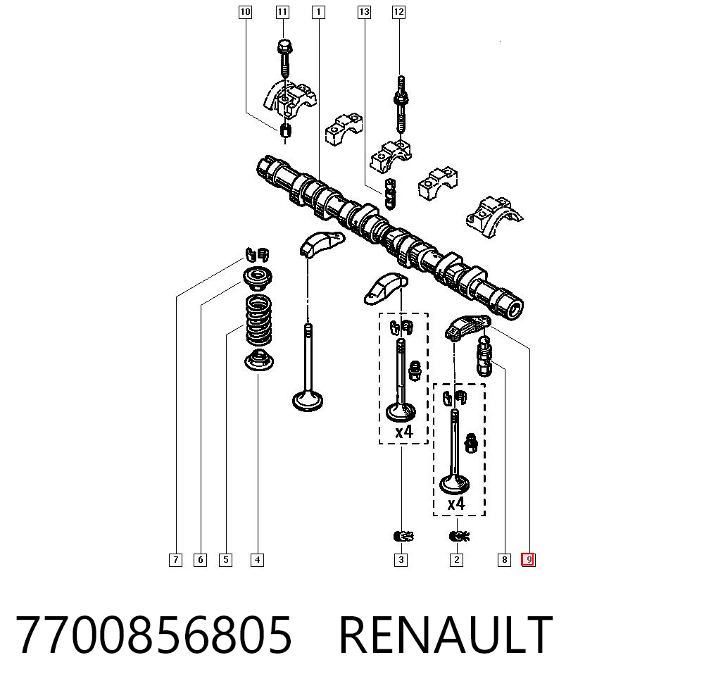 7700856805 Renault (RVI)