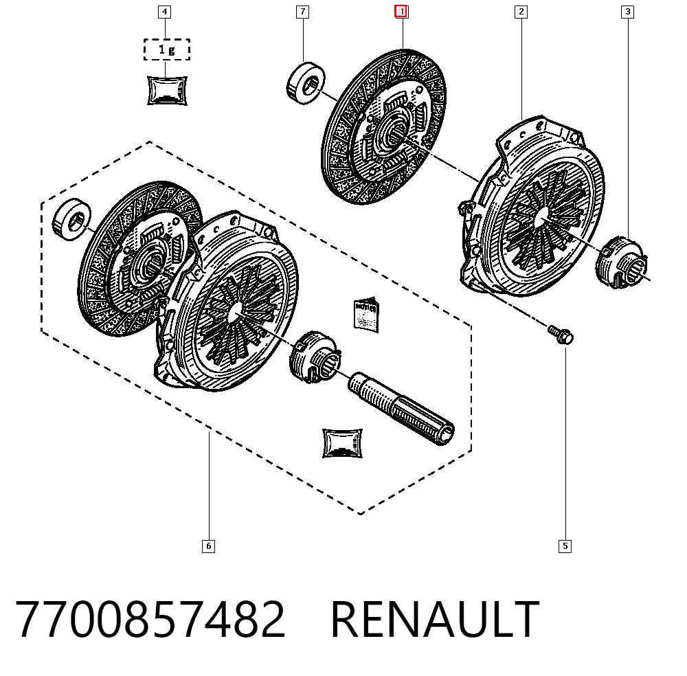 7700857482 Renault (RVI)