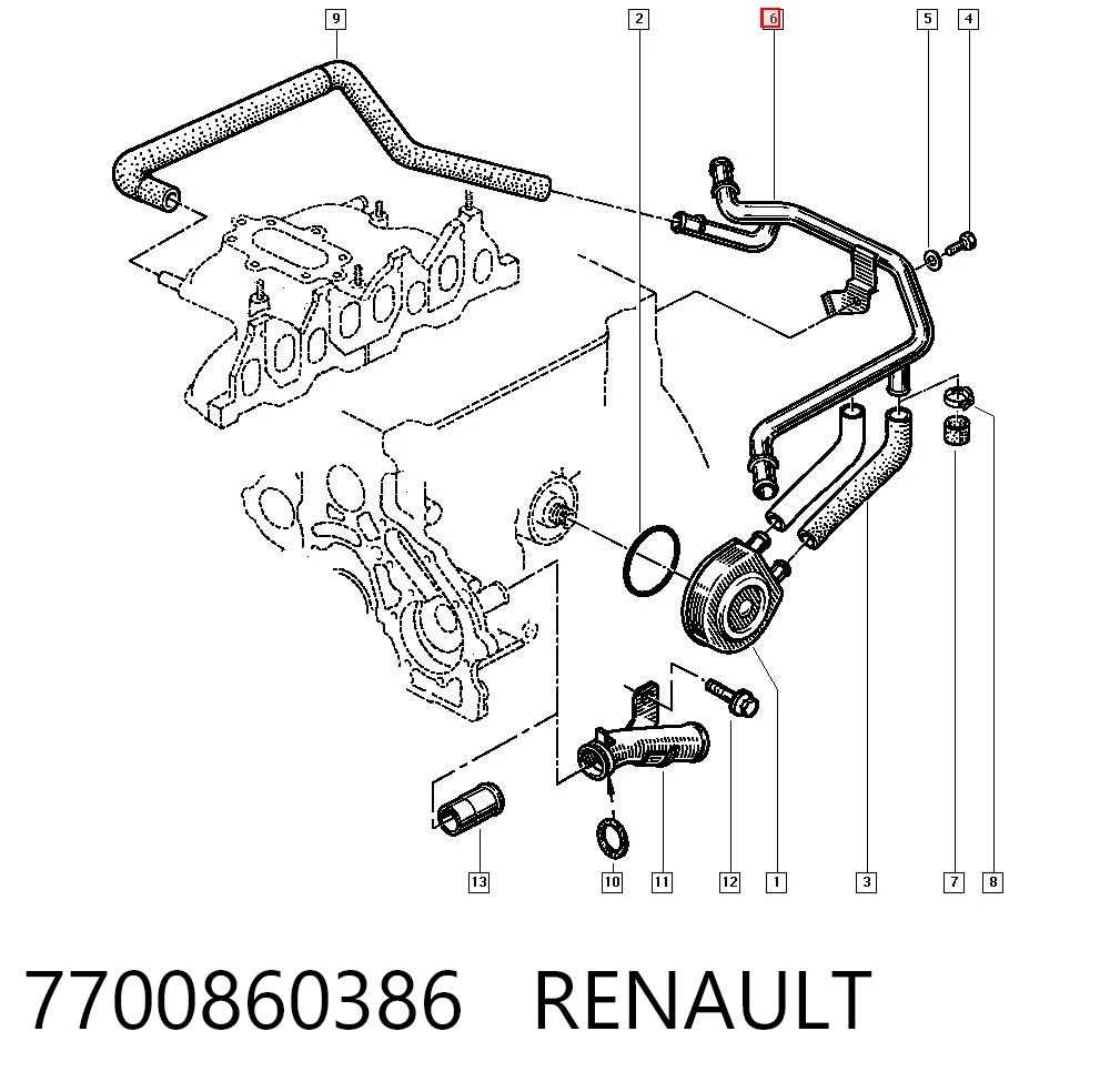 7700860386 Renault (RVI)